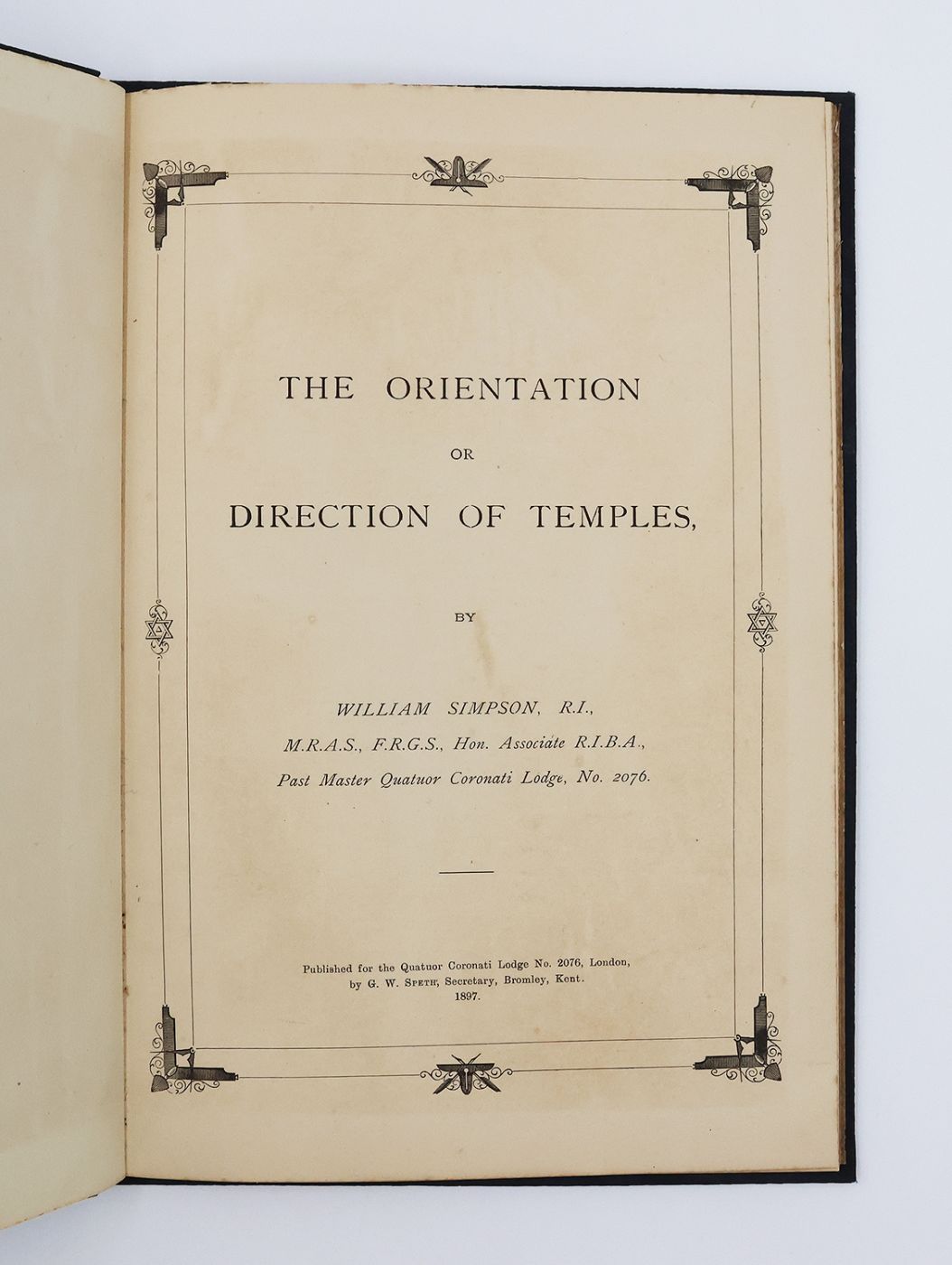 THE ORIENTATION OR DIRECTION OF TEMPLES -  image 1