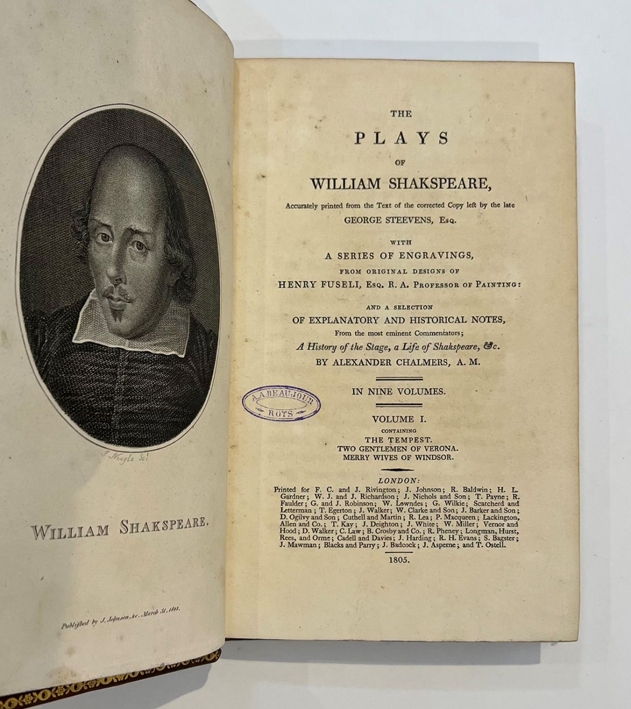 THE PLAYS OF WILLIAM SHAKESPEARE, -  image 3