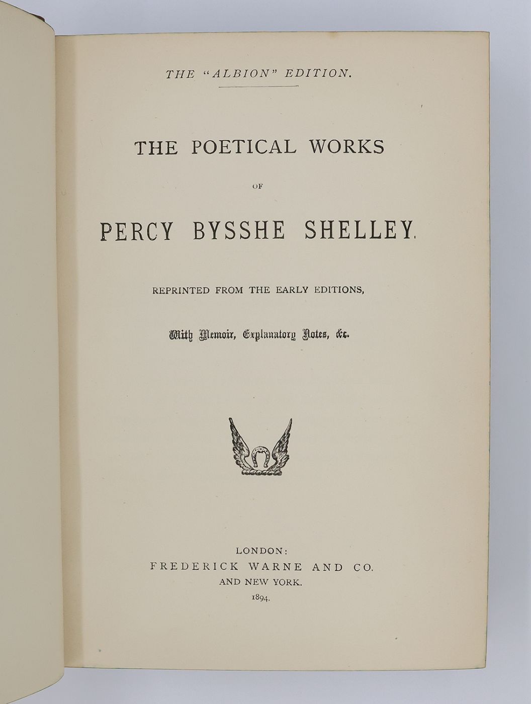 THE POETICAL WORKS OF PERCY BYSSHE SHELLEY, -  image 6