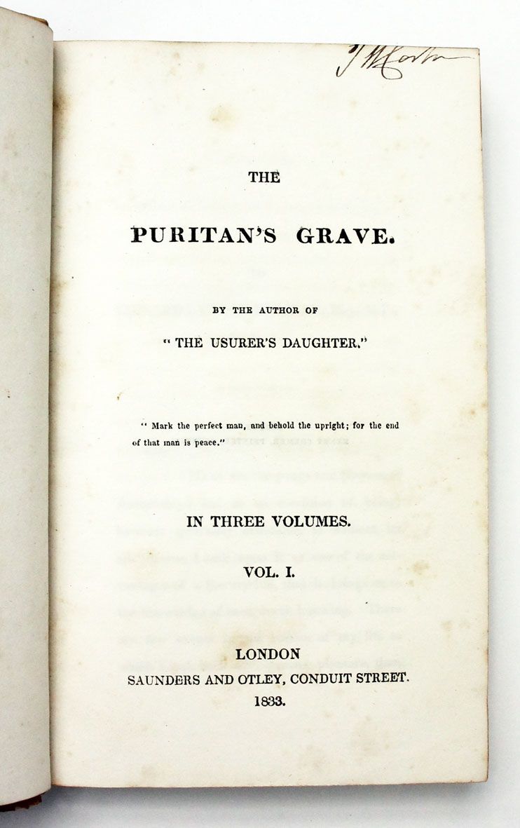 THE PURITAN'S GRAVE -  image 3