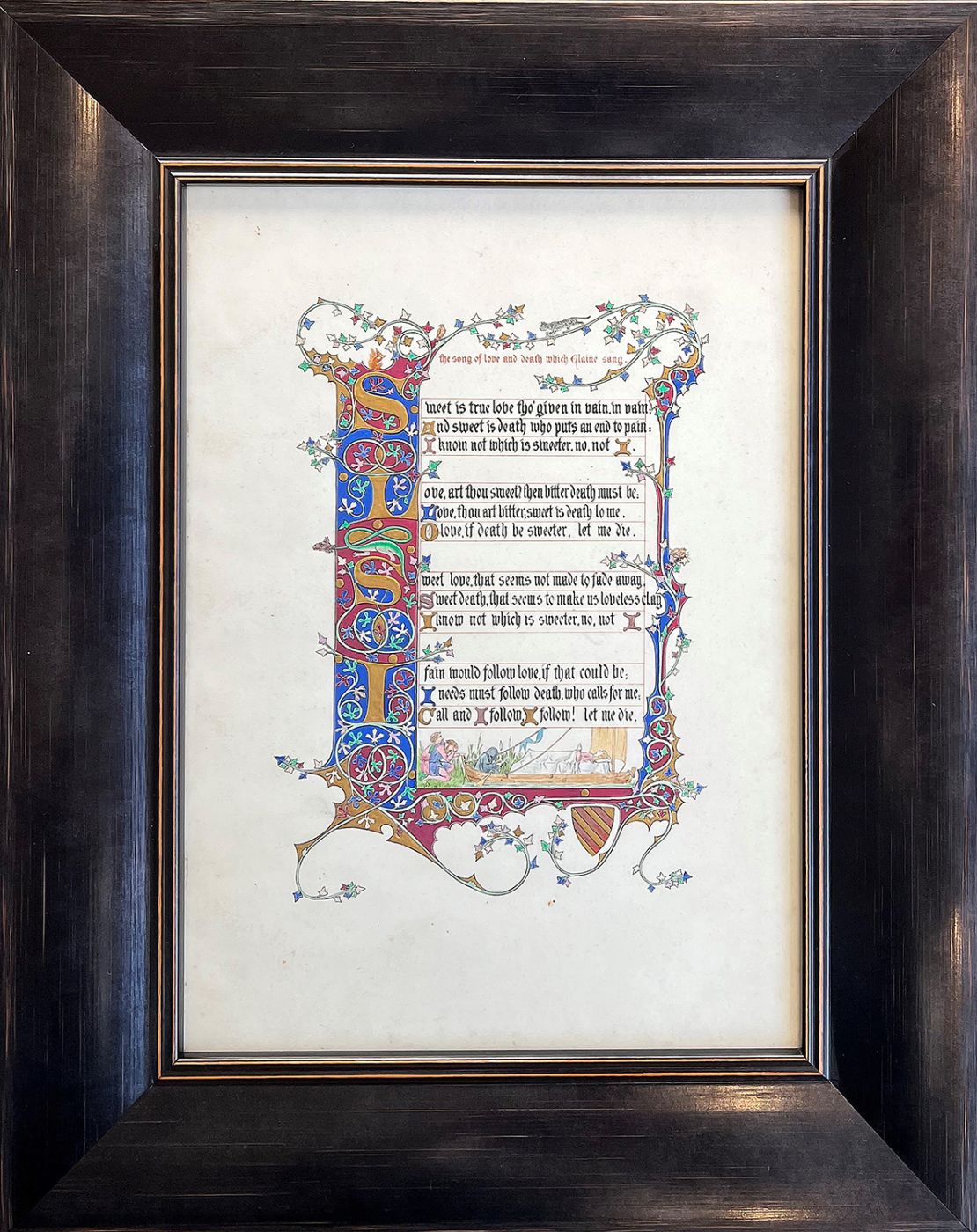 THE SONG OF LOVE AND DEATH WHICH ELAINE SANG -  image 2