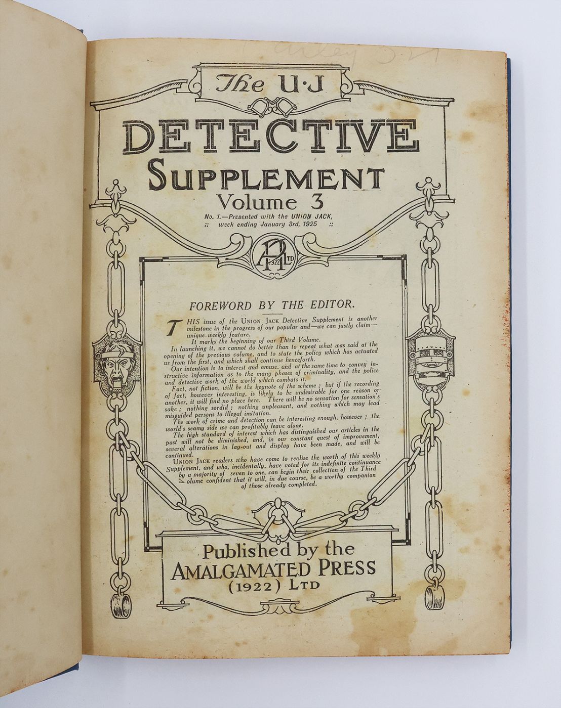 THE UNION JACK DETECTIVE MAGAZINE SUPPLEMENT: -  image 11