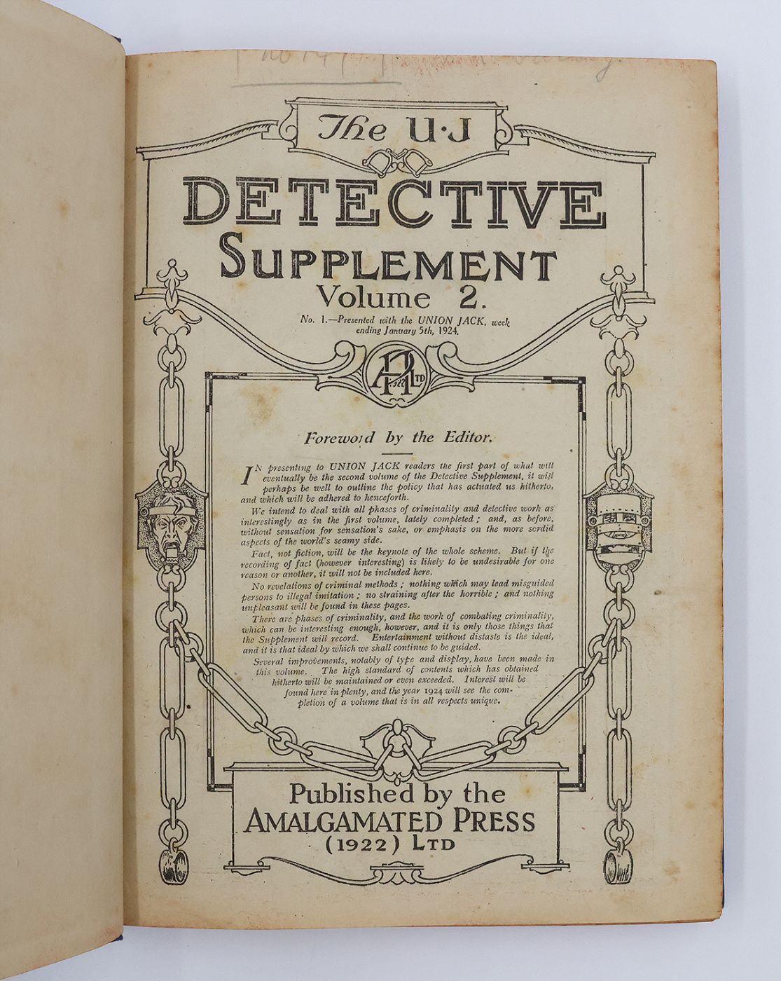 THE UNION JACK DETECTIVE MAGAZINE SUPPLEMENT: -  image 8