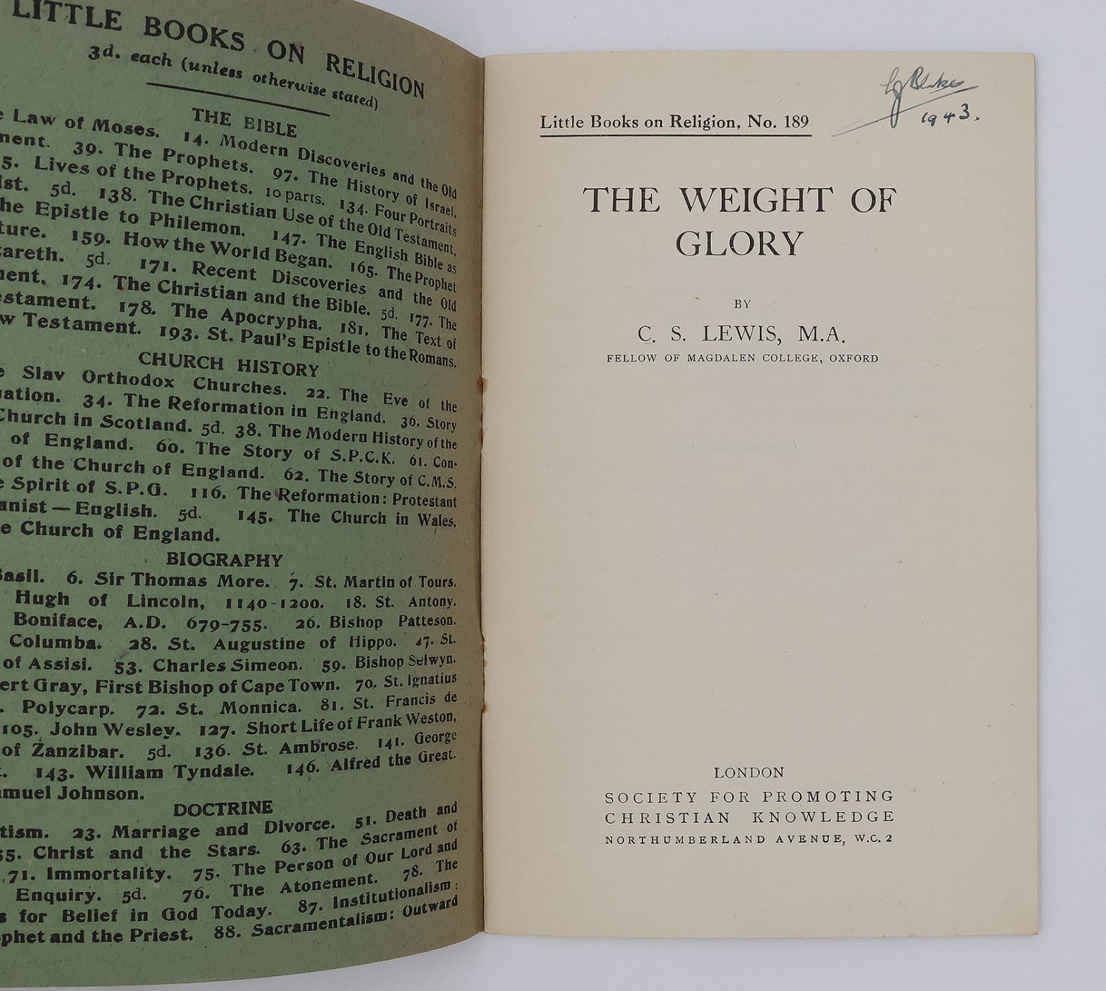 THE WEIGHT OF GLORY -  image 2
