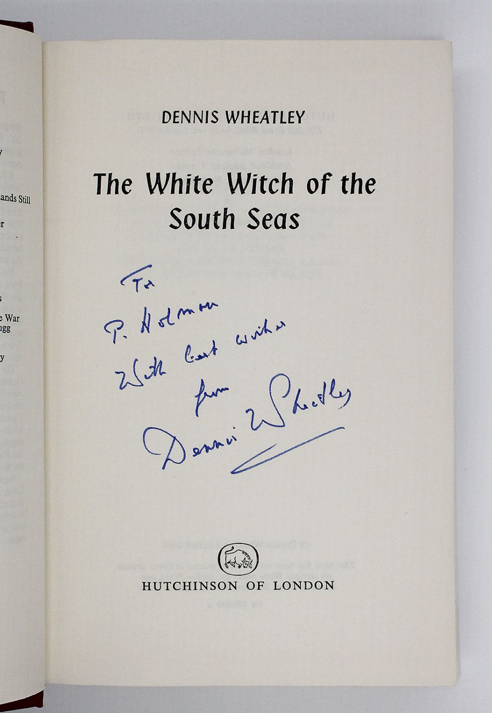 THE WHITE WITCH OF THE SOUTH SEAS -  image 2