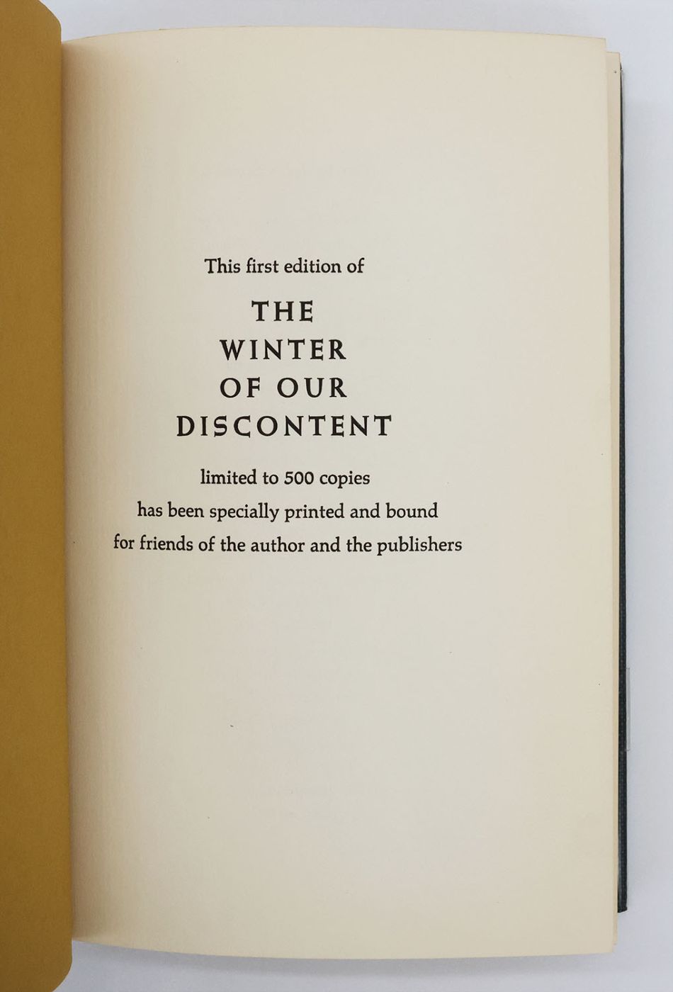 THE WINTER OF OUR DISCONTENT -  image 7