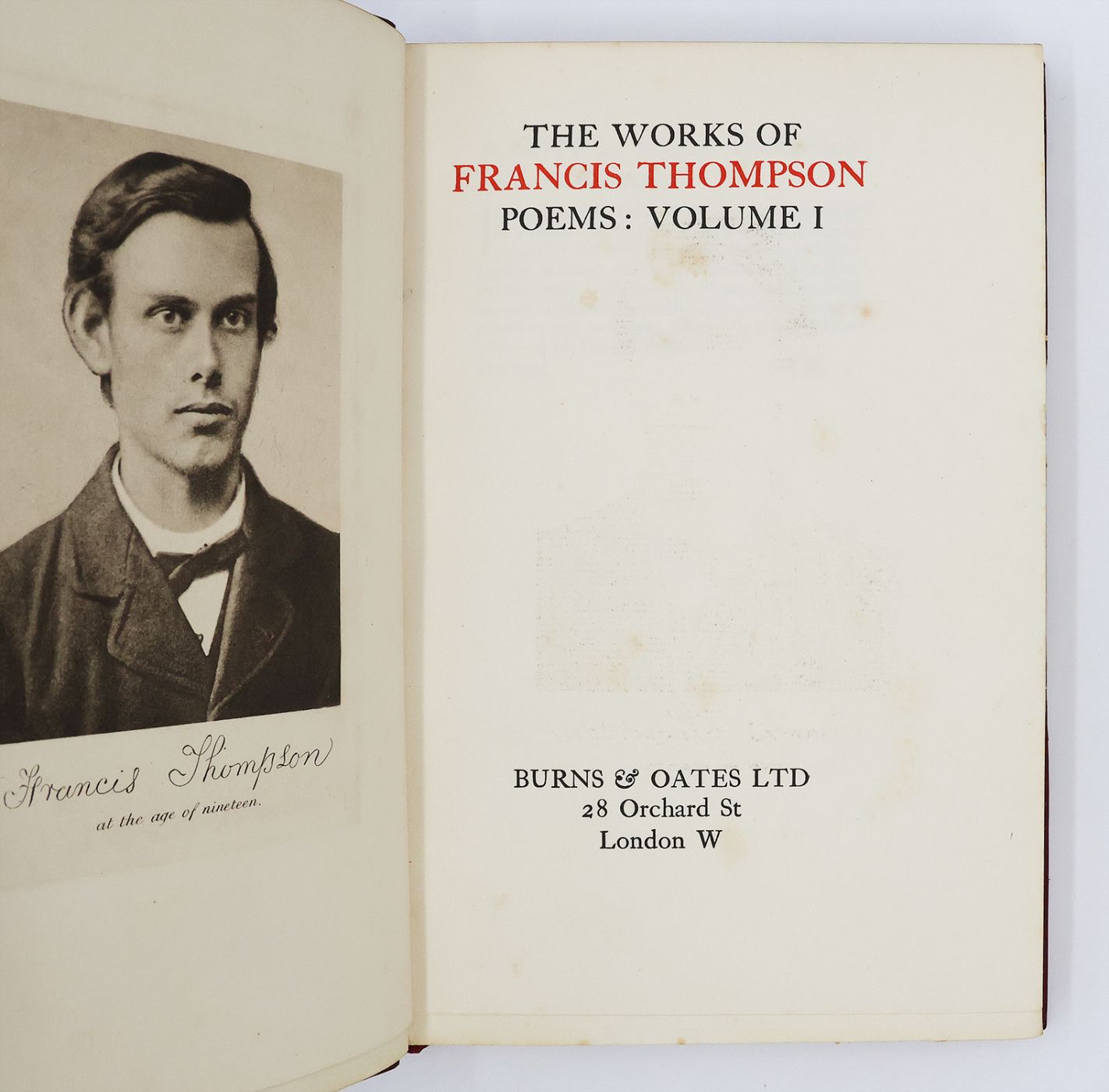 THE WORKS OF FRANCIS THOMPSON. -  image 4