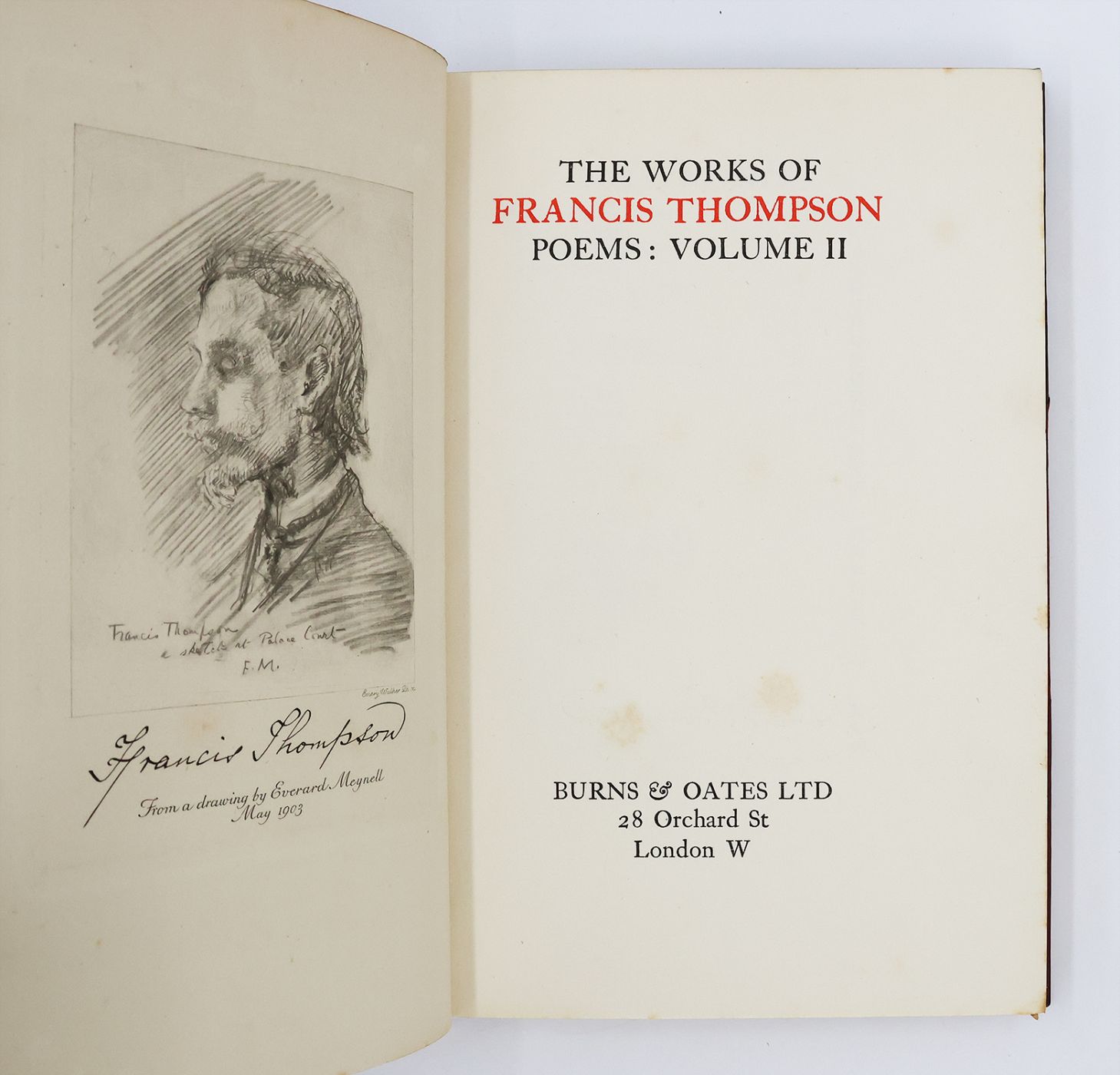 THE WORKS OF FRANCIS THOMPSON. -  image 5