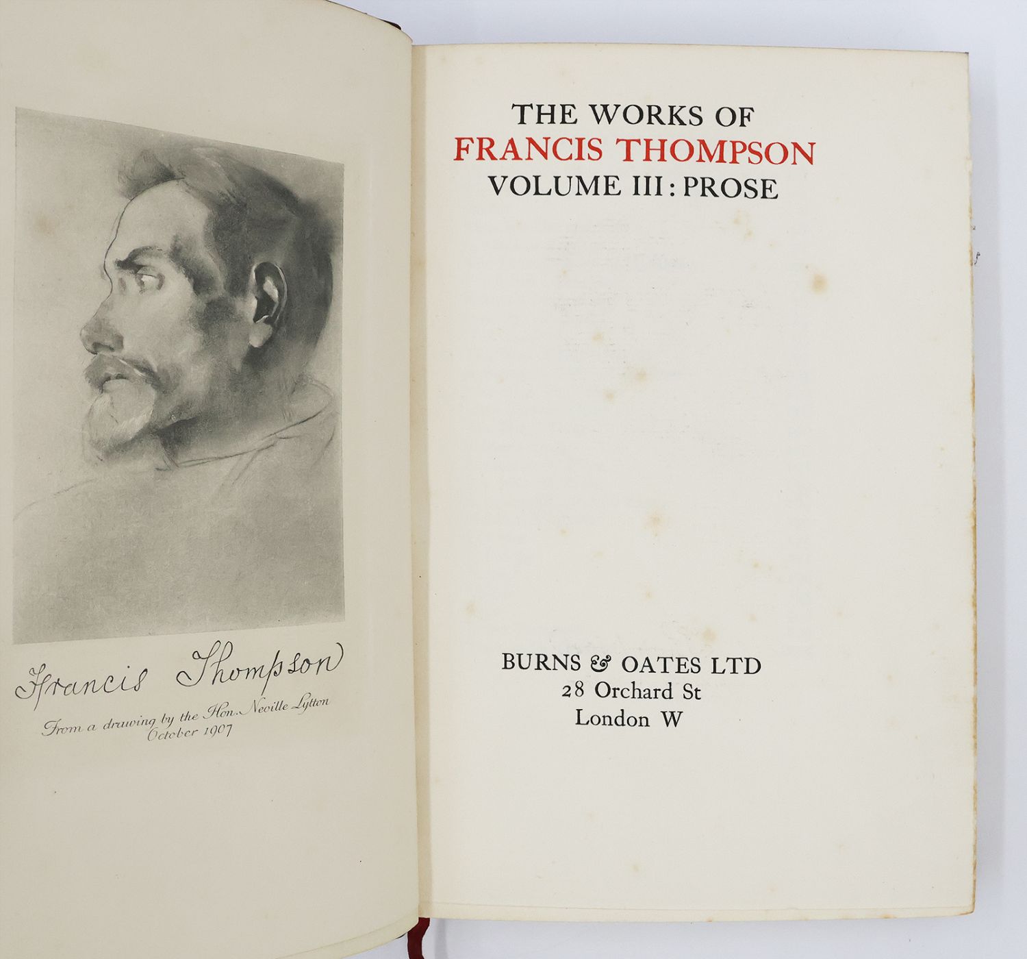 THE WORKS OF FRANCIS THOMPSON. -  image 6