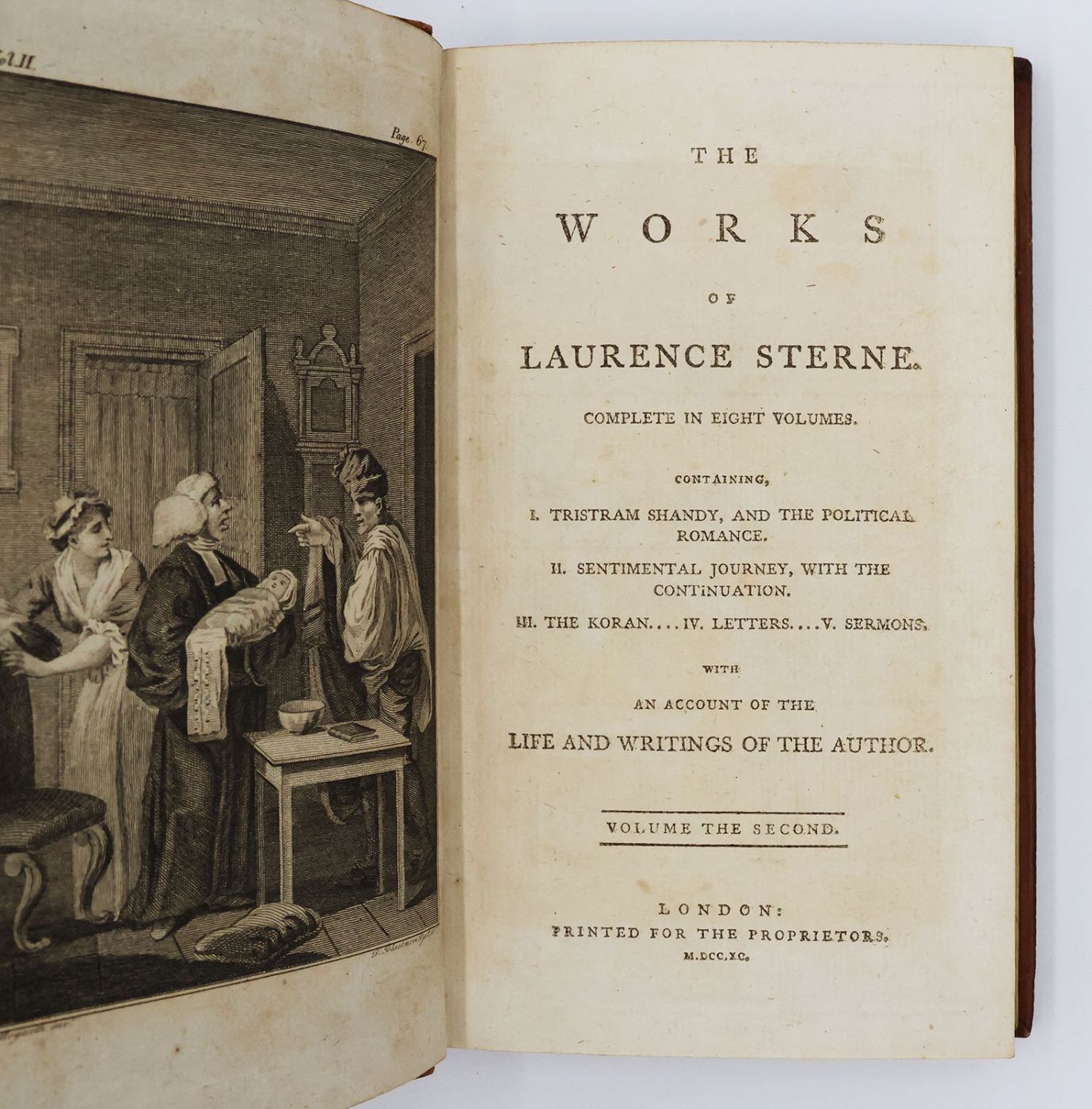 THE WORKS OF LAURENCE STERNE. -  image 4