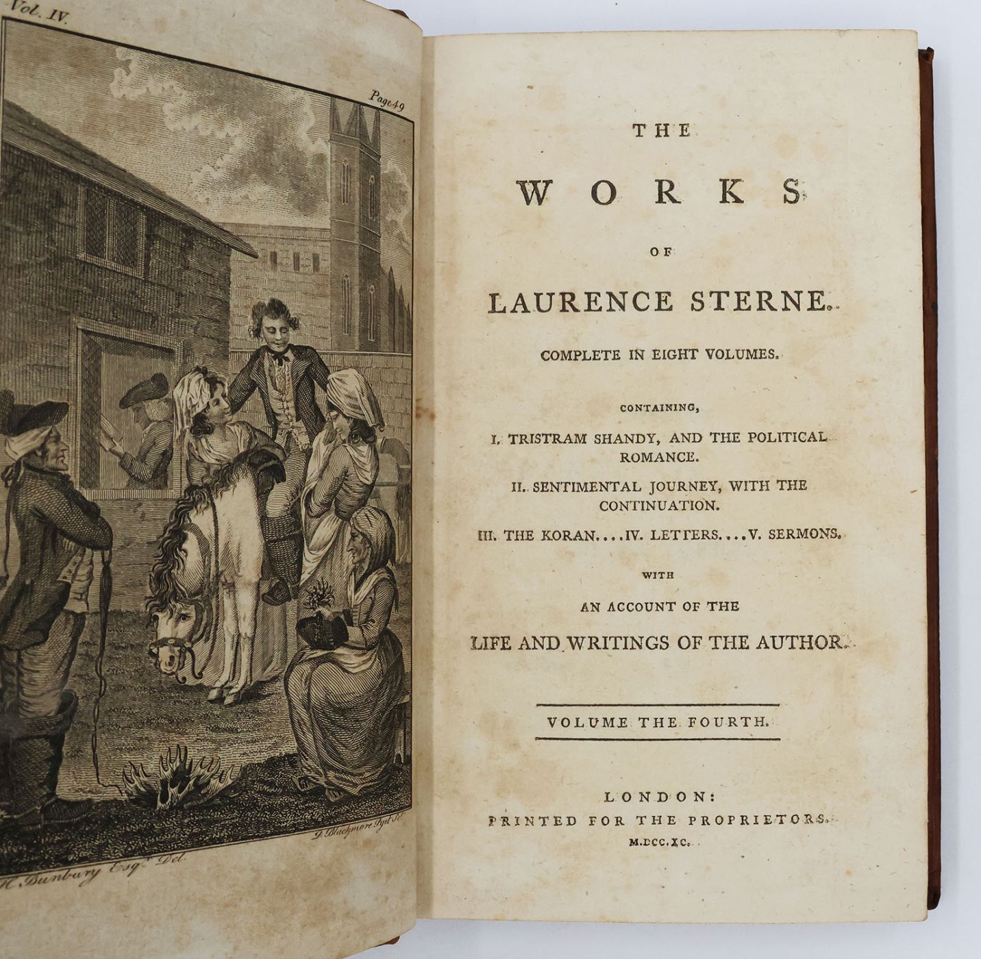 THE WORKS OF LAURENCE STERNE. -  image 6