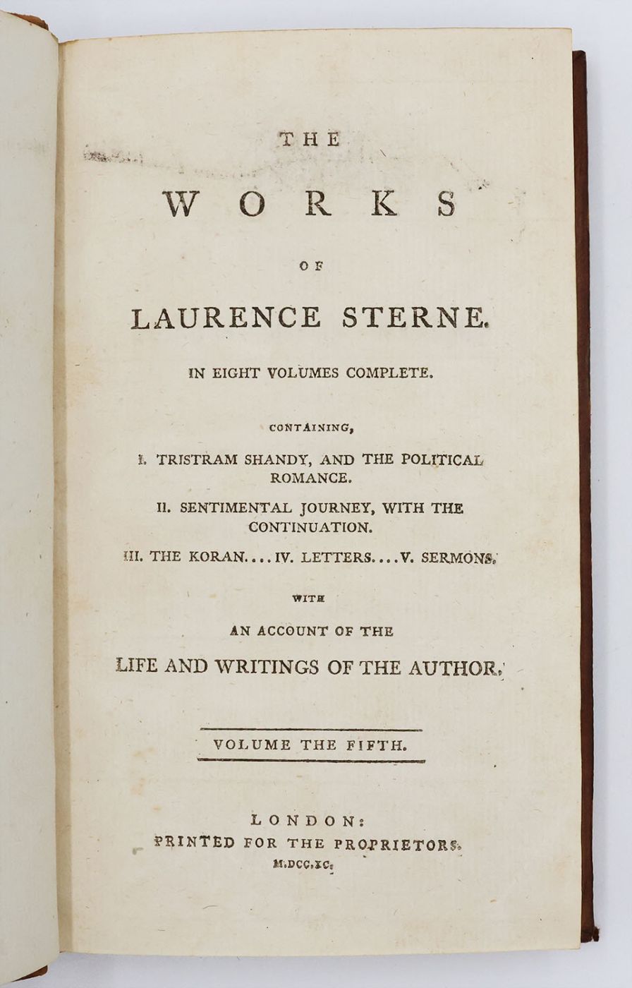 THE WORKS OF LAURENCE STERNE. -  image 7