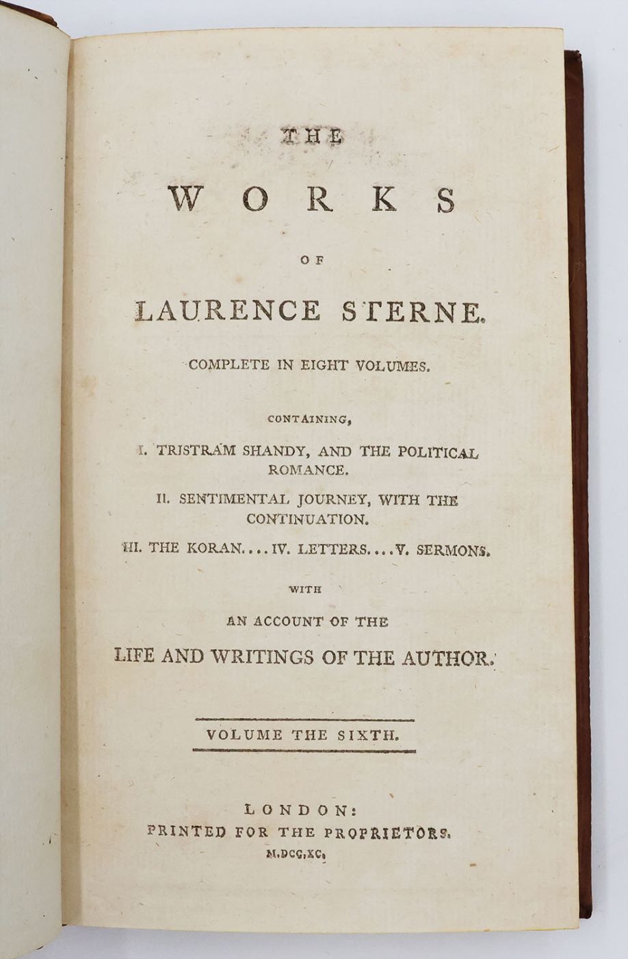 THE WORKS OF LAURENCE STERNE. -  image 8