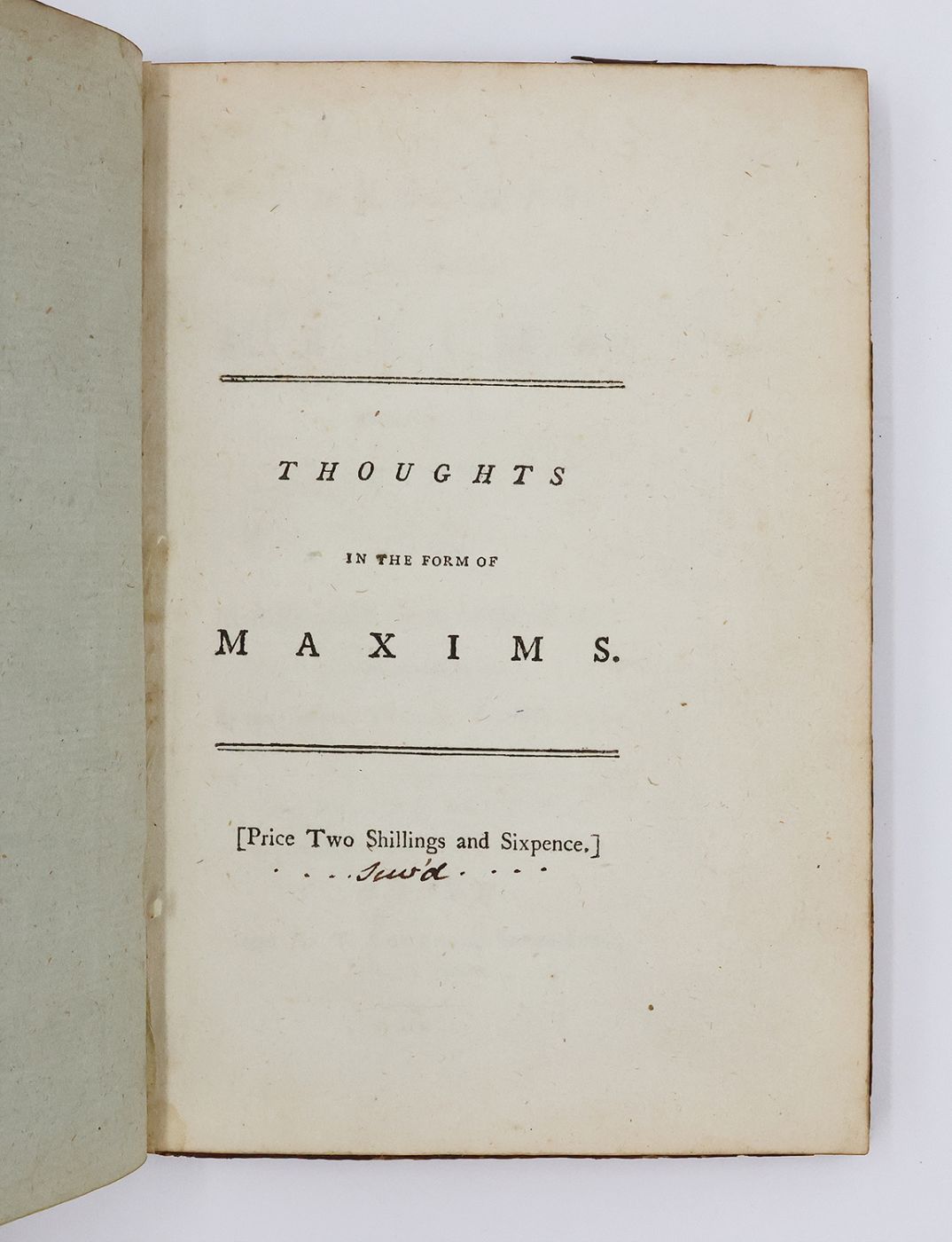 THOUGHTS IN THE FORM OF MAXIMS: -  image 4