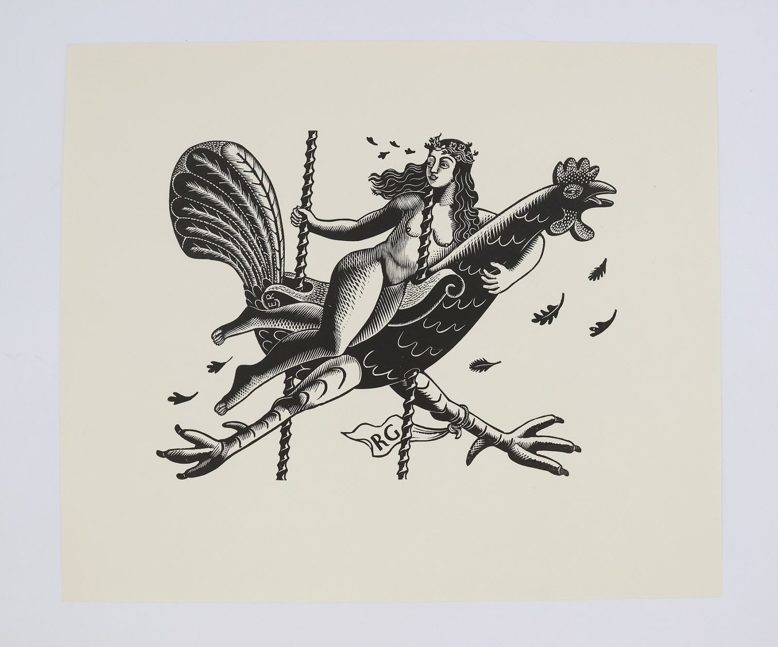 TIRZAH ON A COCKEREL. -  image 1