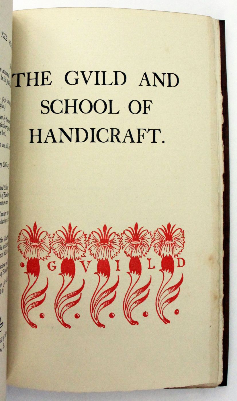 TRANSACTIONS OF THE GUILD & SCHOOL OF HANDICRAFT. VOL I. -  image 7
