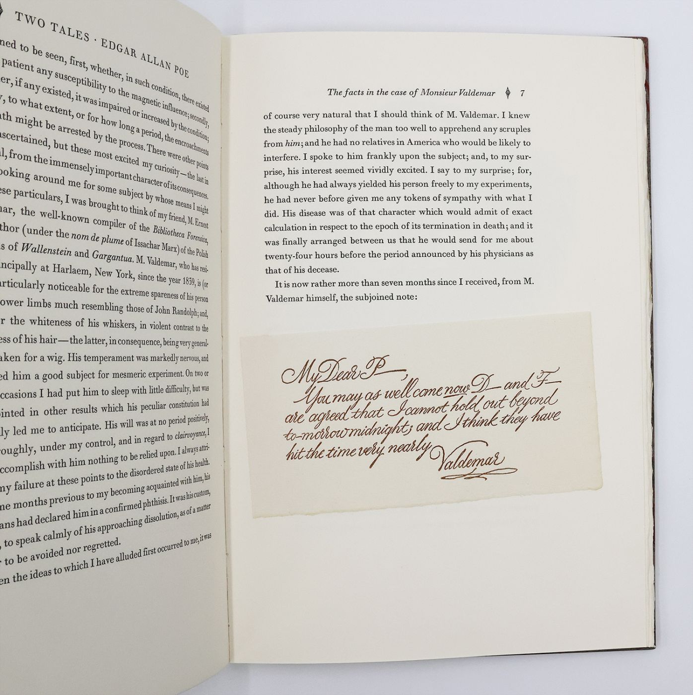 TWO TALES: THE FACTS IN THE CASE OF MONSIEUR VALDEMAR [and] THE STORY OF HOP-FROG. -  image 8