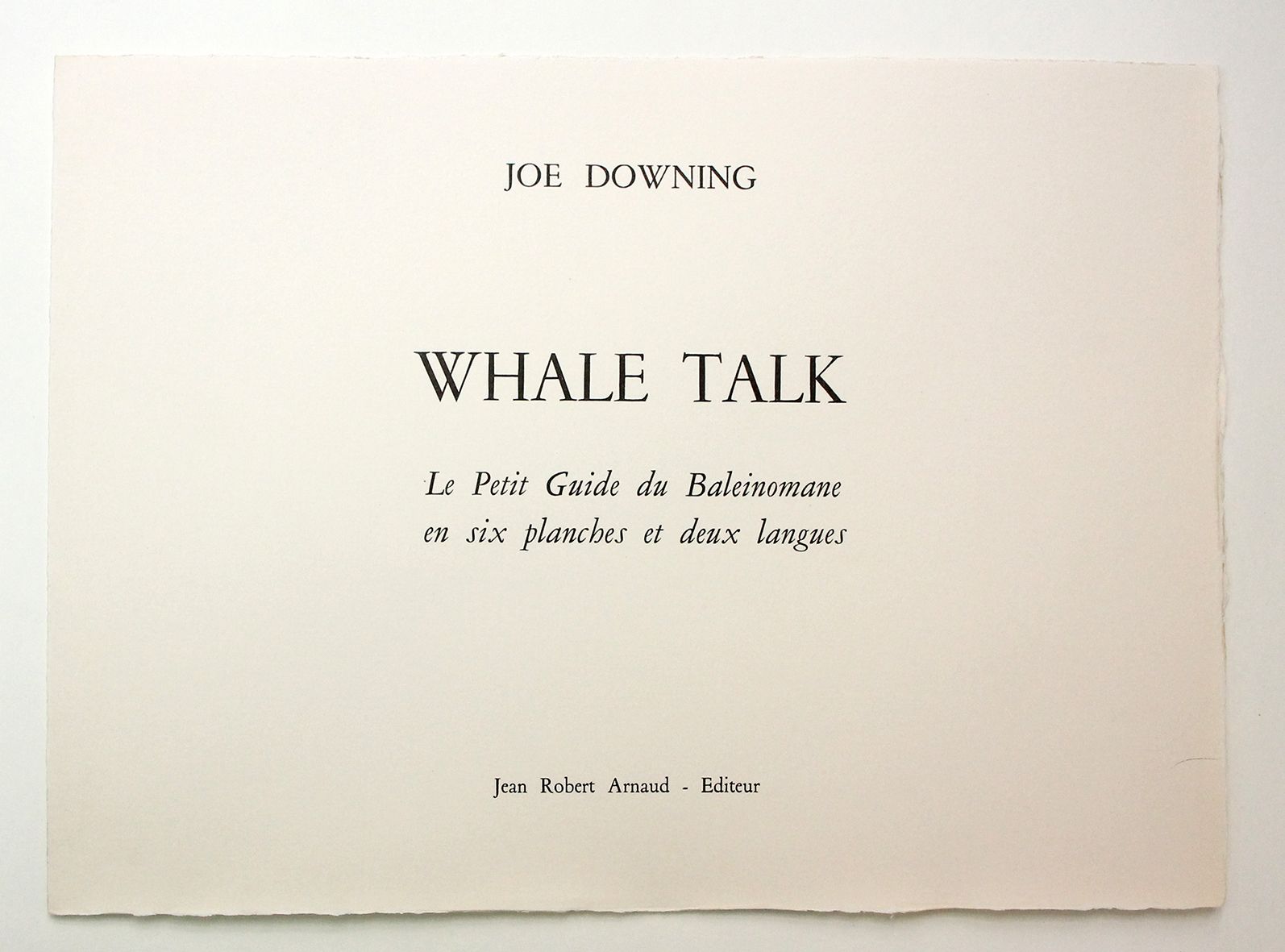 WHALE TALK. -  image 1