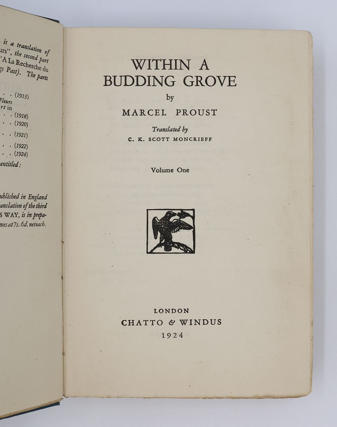 WITHIN A BUDDING GROVE -  image 3
