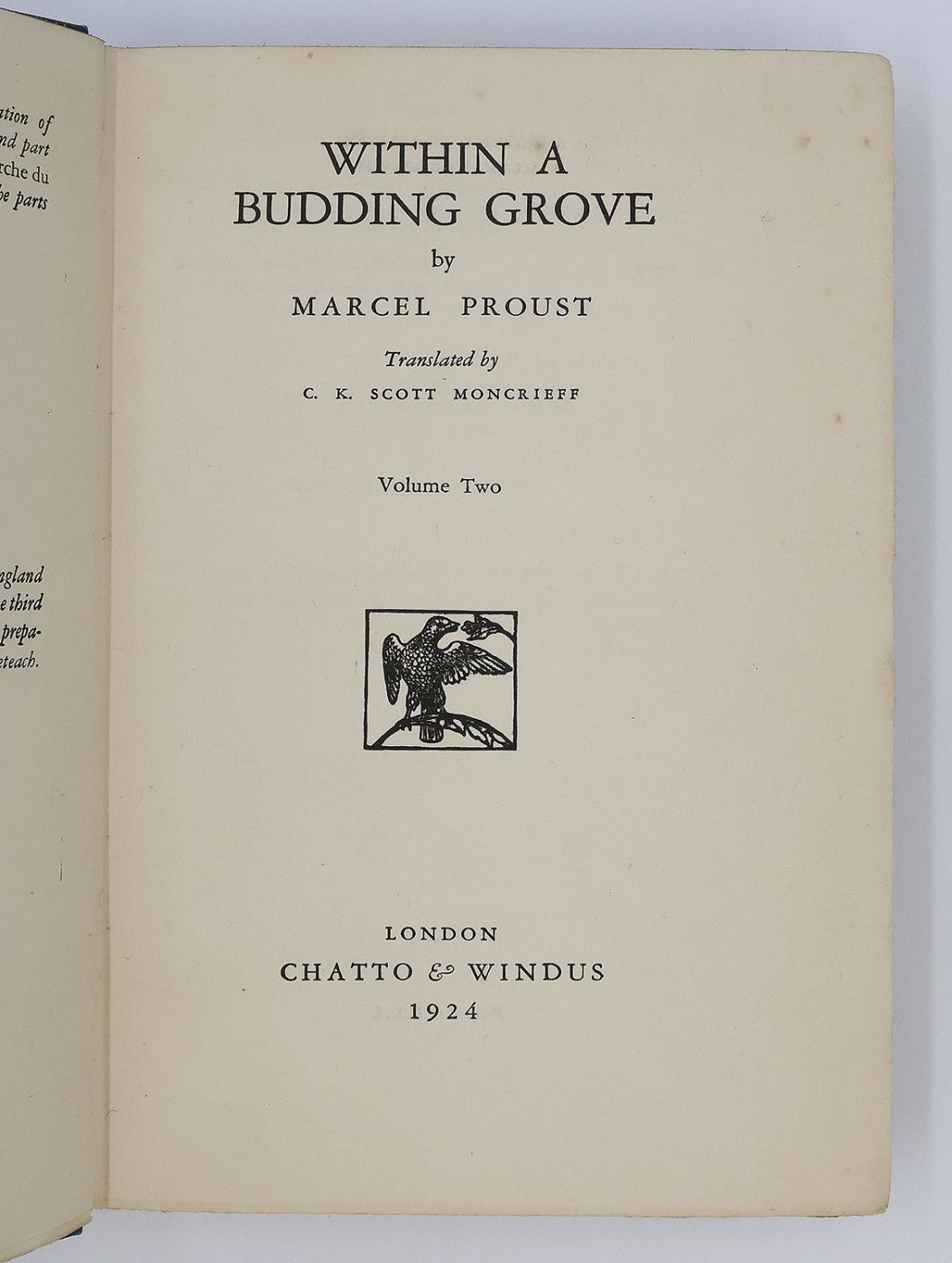 WITHIN A BUDDING GROVE -  image 4